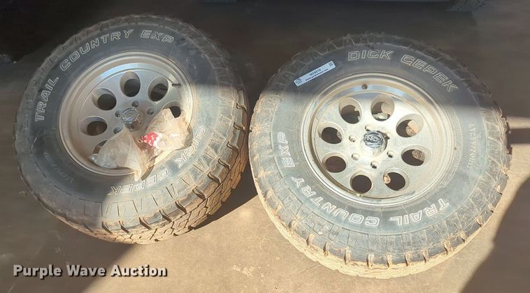 image for item NG9319 Dick Cepek 295/70R17 tires and wheels