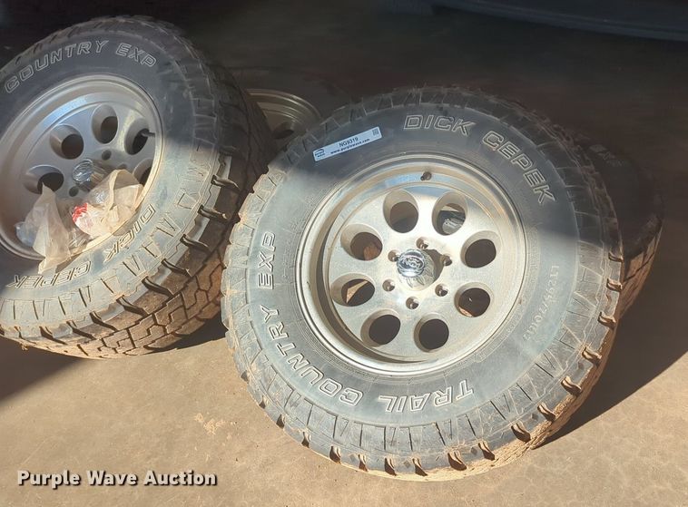 image for item NG9319 Dick Cepek 295/70R17 tires and wheels