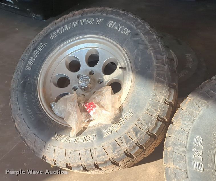 image for item NG9319 Dick Cepek 295/70R17 tires and wheels