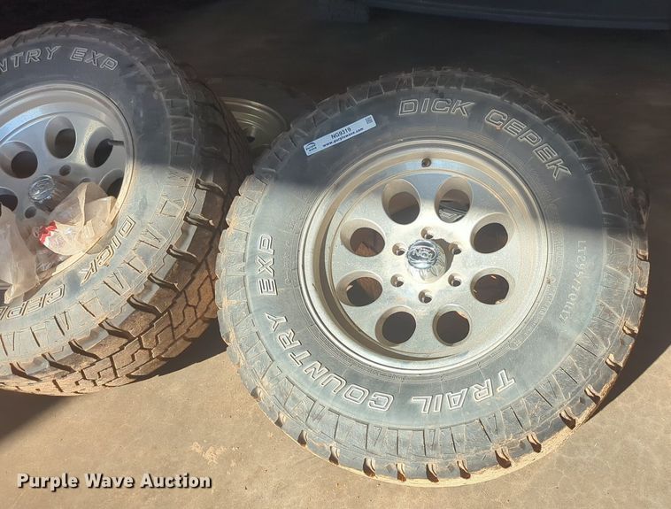 image for item NG9319 Dick Cepek 295/70R17 tires and wheels