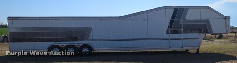 image for item NG9323 1989 Shop built enclosed car carrier