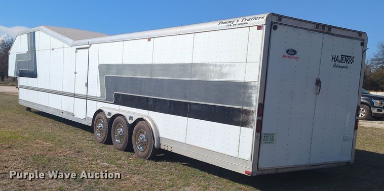 image for item NG9323 1989 Shop built enclosed car carrier