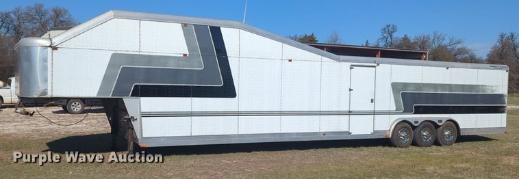 image for item NG9323 1989 Shop built enclosed car carrier