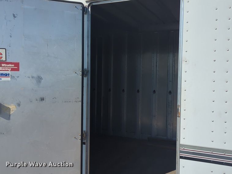 image for item NG9323 1989 Shop built enclosed car carrier