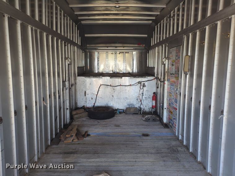 image for item NG9323 1989 Shop built enclosed car carrier