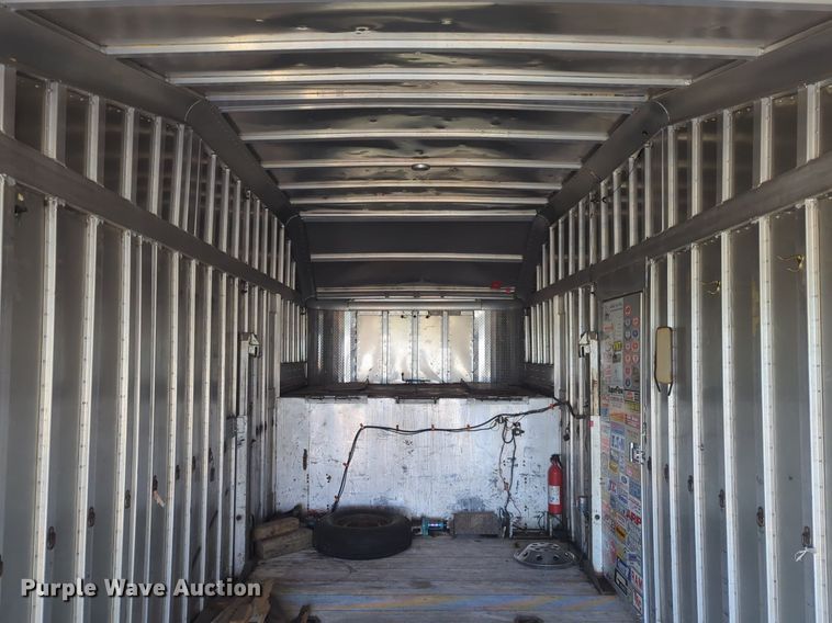 image for item NG9323 1989 Shop built enclosed car carrier