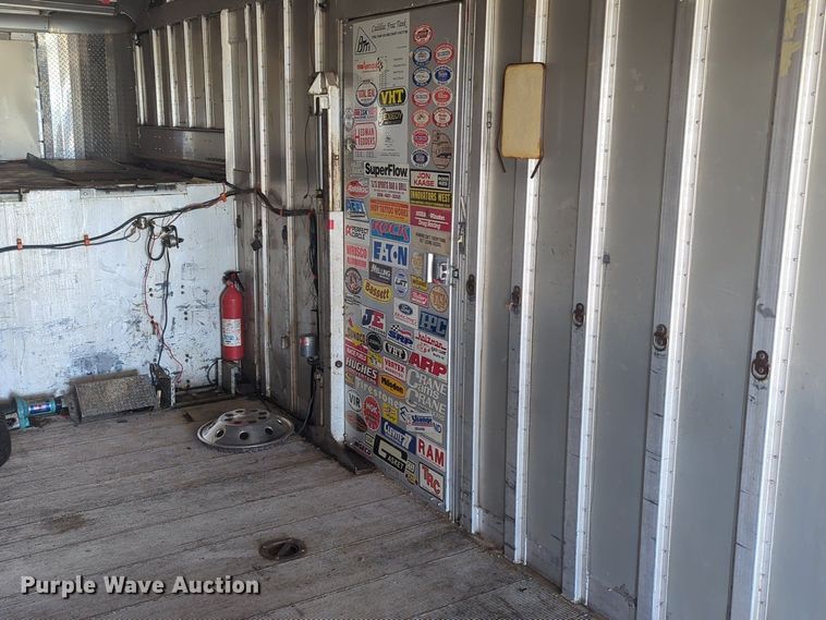 image for item NG9323 1989 Shop built enclosed car carrier