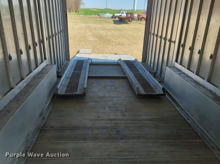 image for item NG9323 1989 Shop built enclosed car carrier