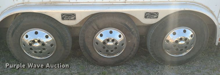 image for item NG9323 1989 Shop built enclosed car carrier