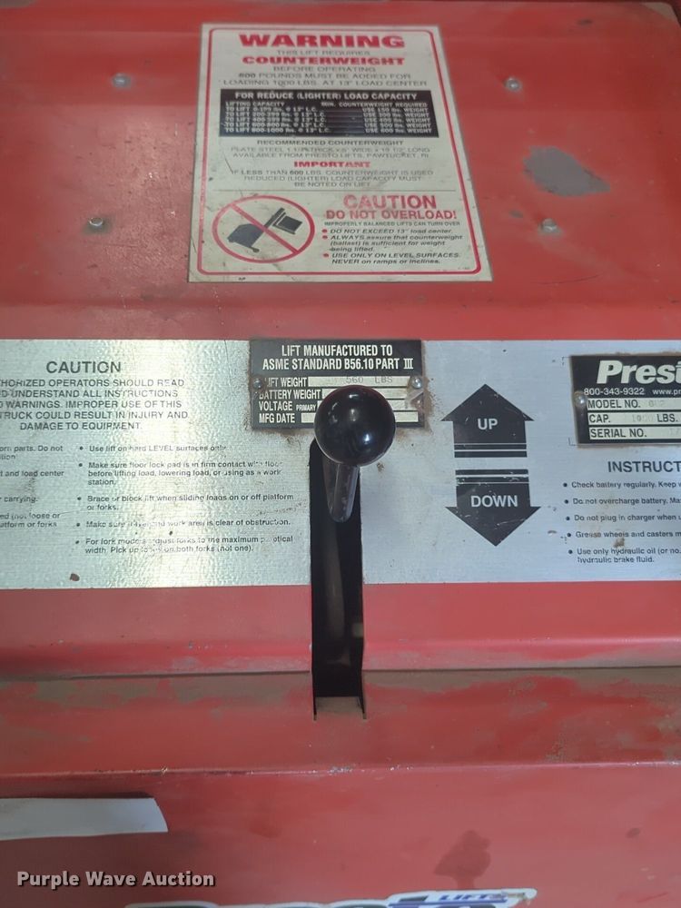 image for item NG9331 Presto 062 order picker