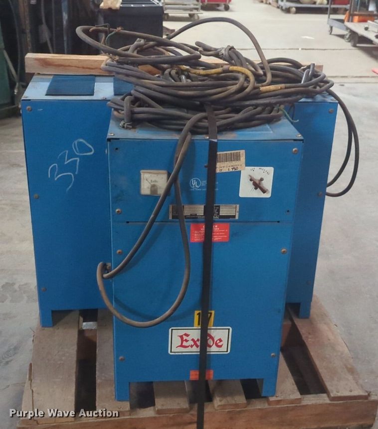 image for item NG9335 (3) Exide forklift chargers