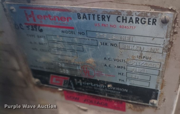 image for item NG9336 (2) forklift chargers