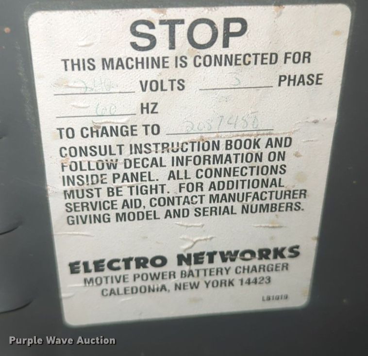 image for item NG9338 (2) forklift chargers