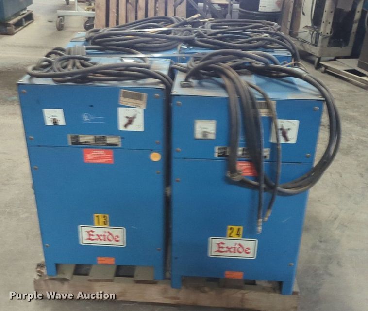 image for item NG9344 (4) Exide forklift chargers