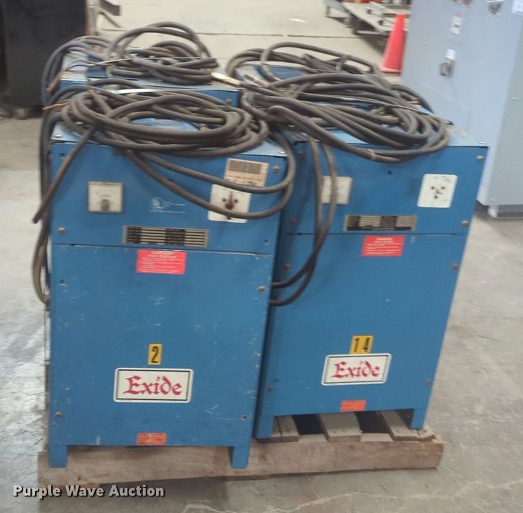 image for item NG9344 (4) Exide forklift chargers