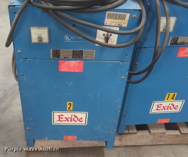 image for item NG9344 (4) Exide forklift chargers