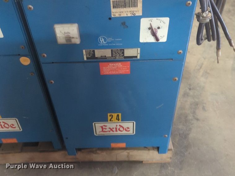 image for item NG9344 (4) Exide forklift chargers