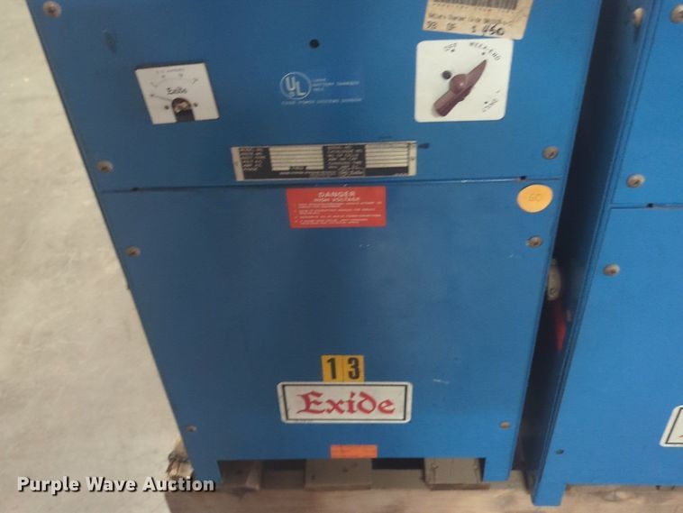 image for item NG9344 (4) Exide forklift chargers
