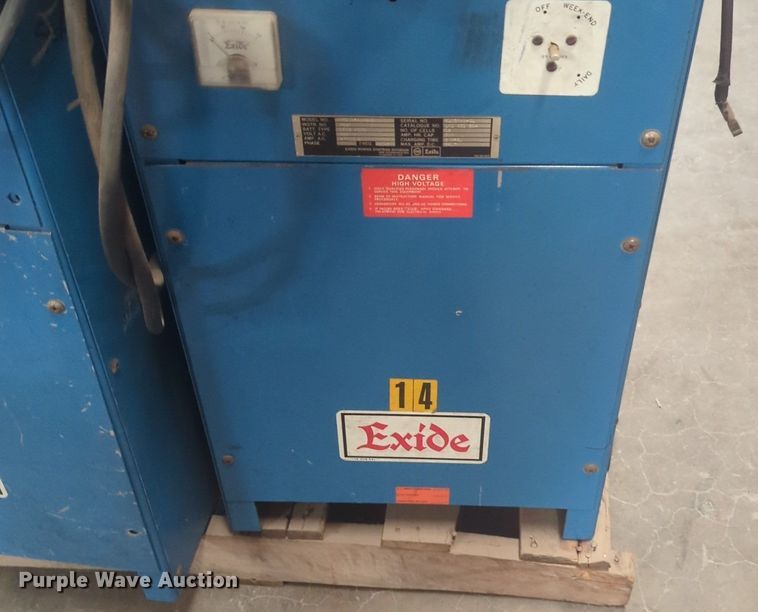 image for item NG9344 (4) Exide forklift chargers