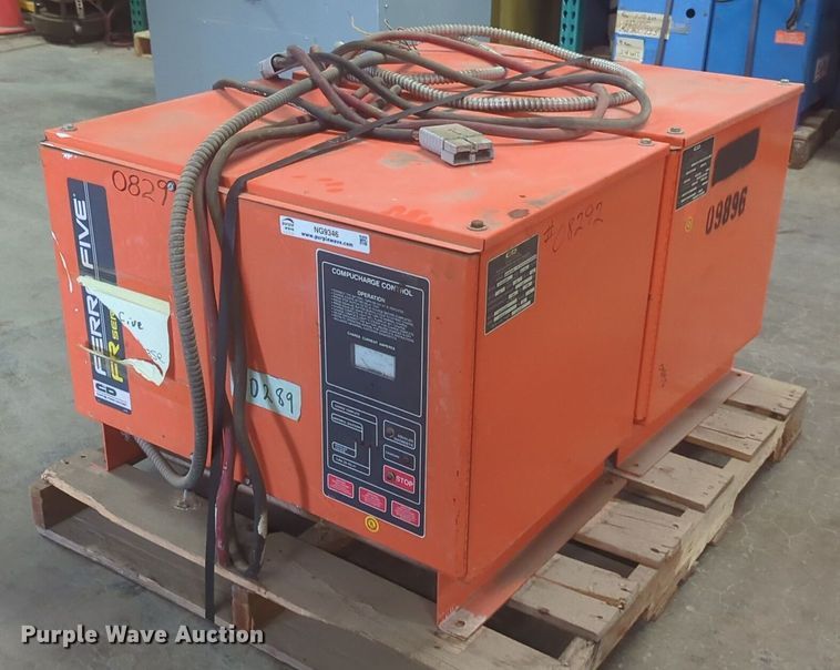 image for item NG9346 (2) C&D forklift chargers