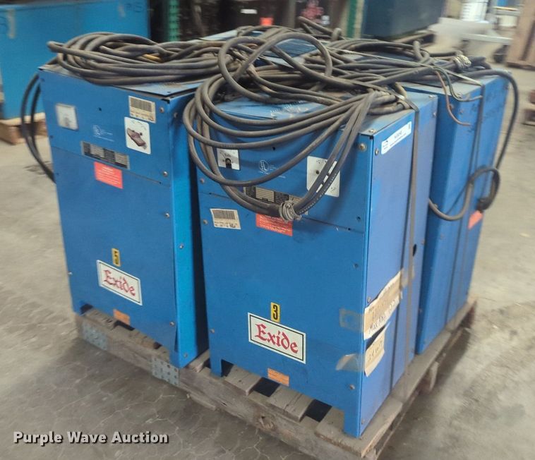 image for item NG9348 (4) Exide forklift chargers