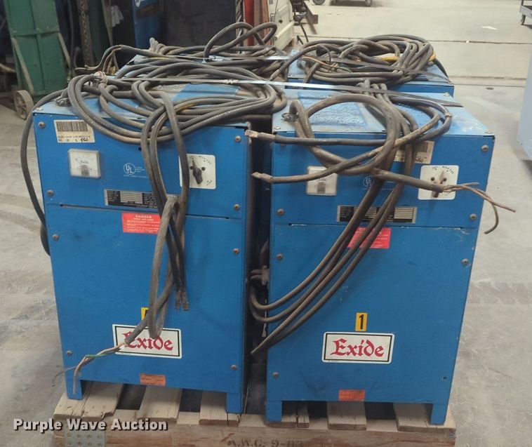 image for item NG9348 (4) Exide forklift chargers