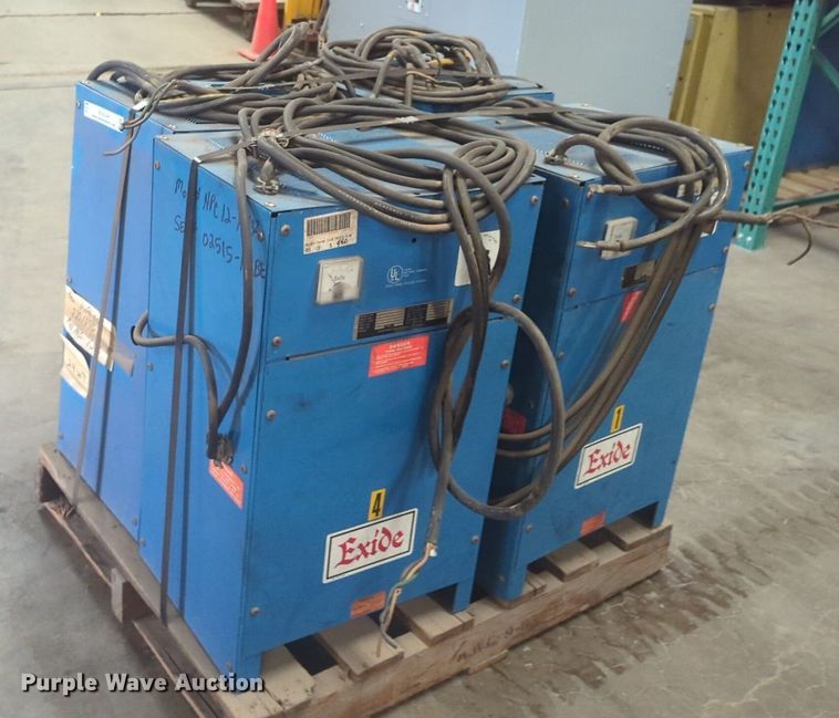 image for item NG9348 (4) Exide forklift chargers
