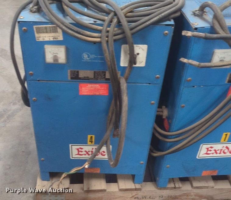 image for item NG9348 (4) Exide forklift chargers