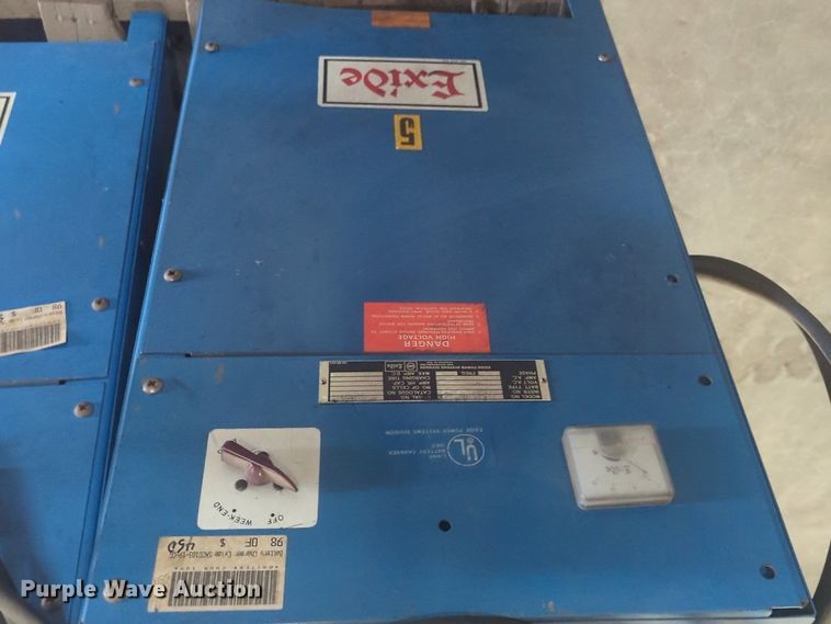 image for item NG9348 (4) Exide forklift chargers