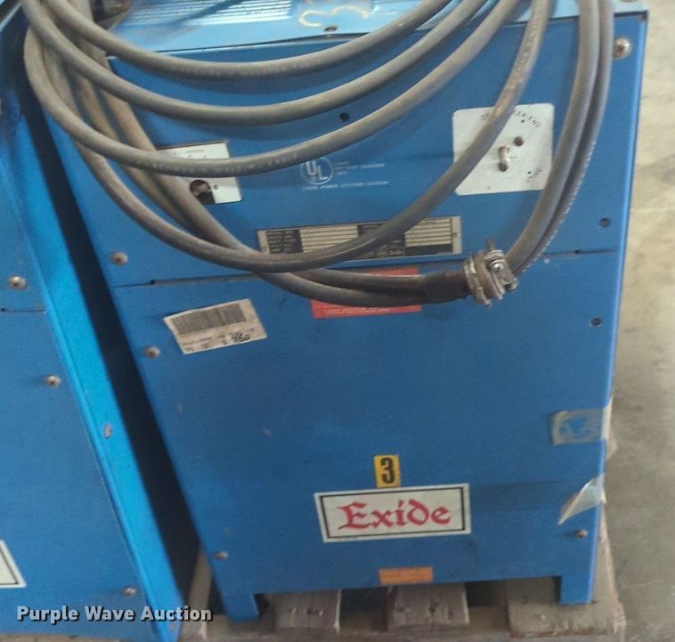 image for item NG9348 (4) Exide forklift chargers