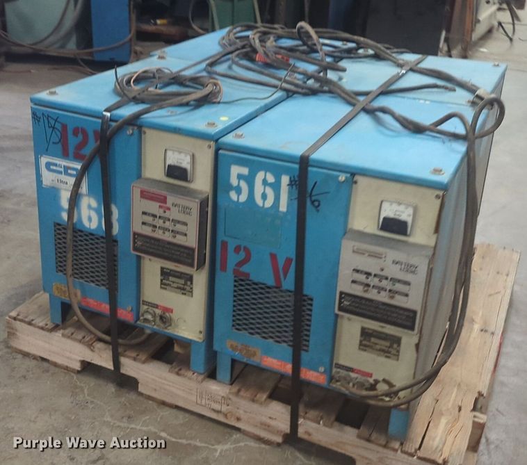 image for item NG9349 (4) C&D forklift chargers