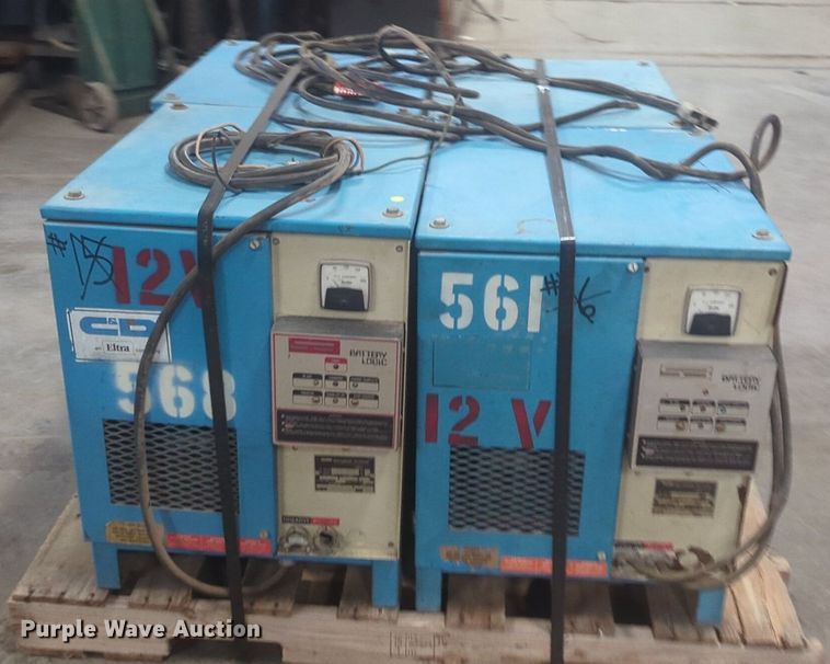 image for item NG9349 (4) C&D forklift chargers