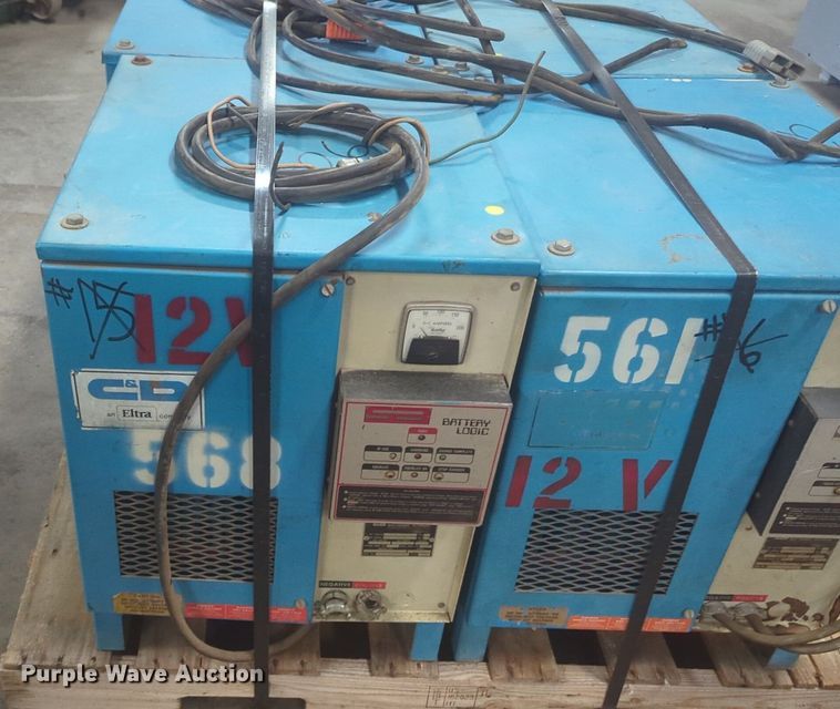 image for item NG9349 (4) C&D forklift chargers