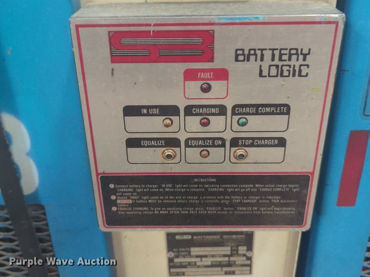 image for item NG9349 (4) C&D forklift chargers