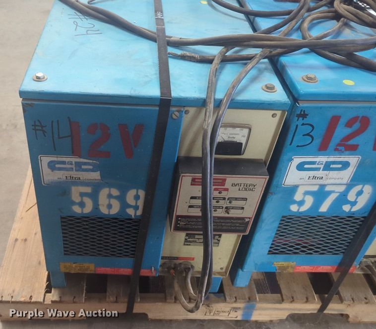 image for item NG9349 (4) C&D forklift chargers