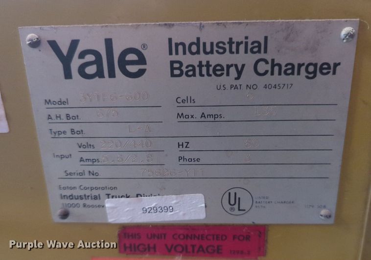 image for item NG9352 (4) forklift chargers