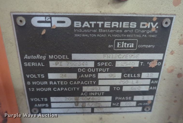 image for item NG9353 (2) forklift chargers