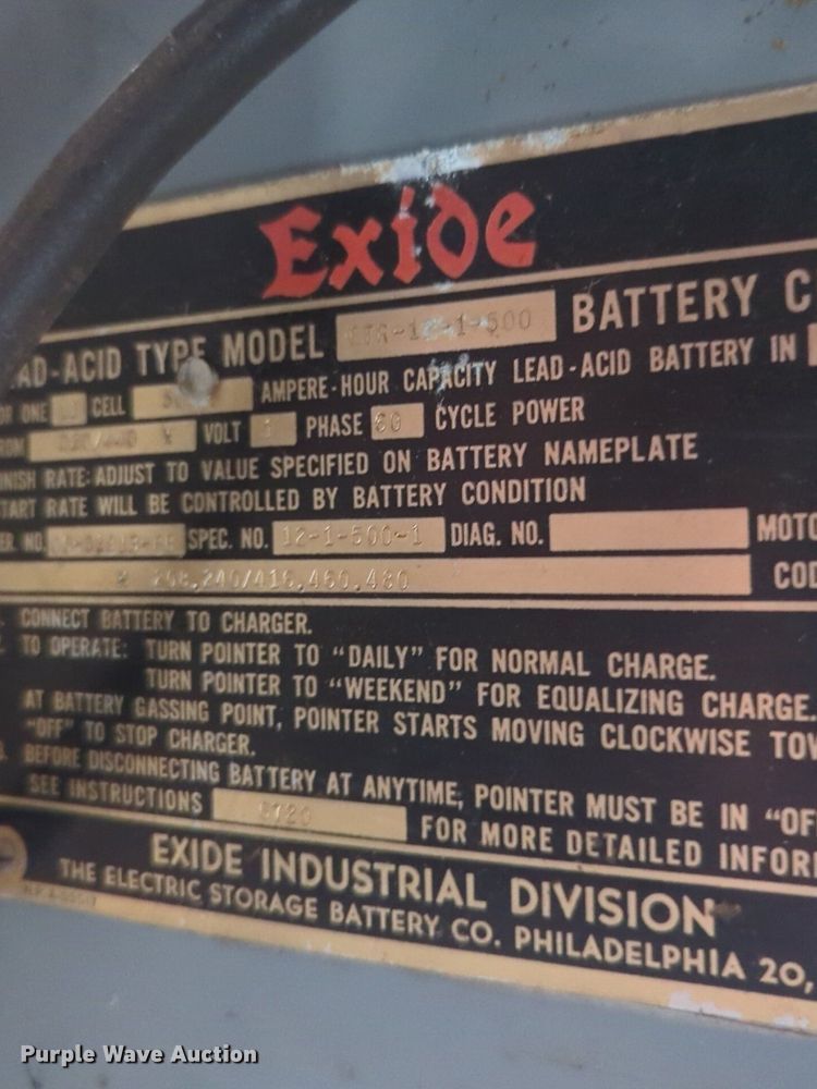image for item NG9355 (2) forklift chargers