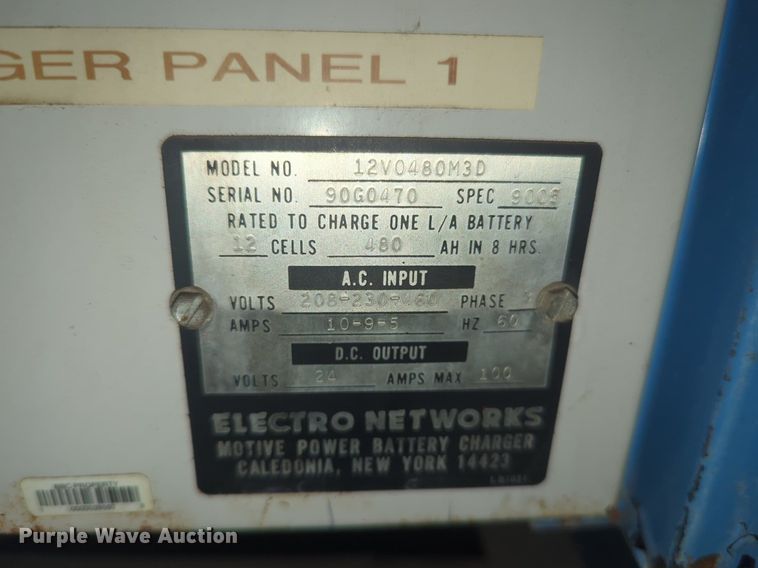 image for item NG9356 (2) forklift chargers