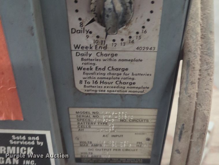 image for item NG9357 (2) forklift chargers