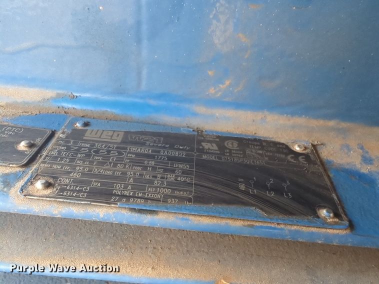 image for item NG9374 Weg W21 air compressor