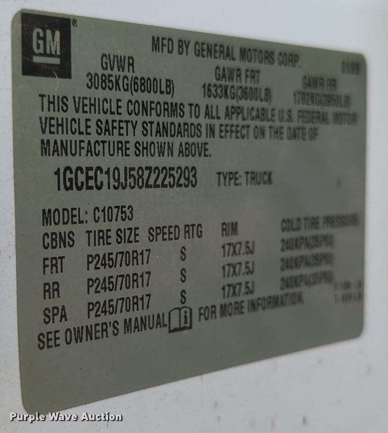 image for item NG9492 2008 Chevrolet Silverado 1500 Ext. Cab pickup truck