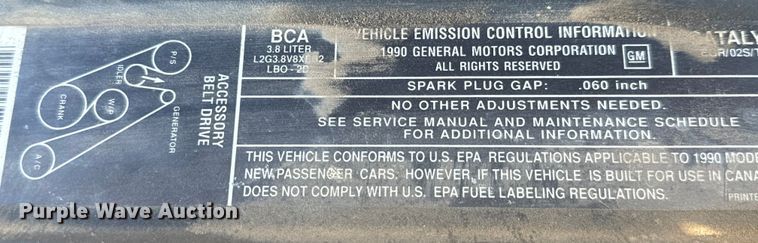 image for item NH9048 1990 Oldsmobile  Ninty Eight Regency Brougham 