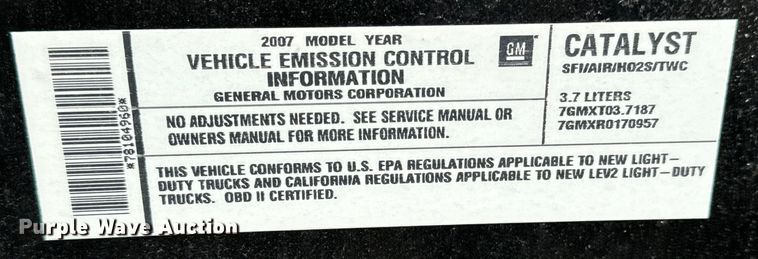 image for item NH9049 2007 Hummer H3 SUV