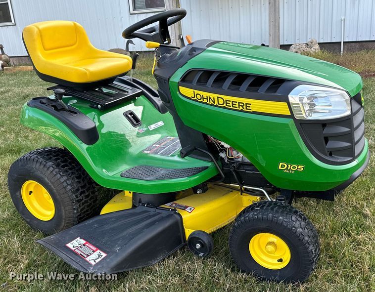 image for item NH9057 John Deere D105 lawn mower