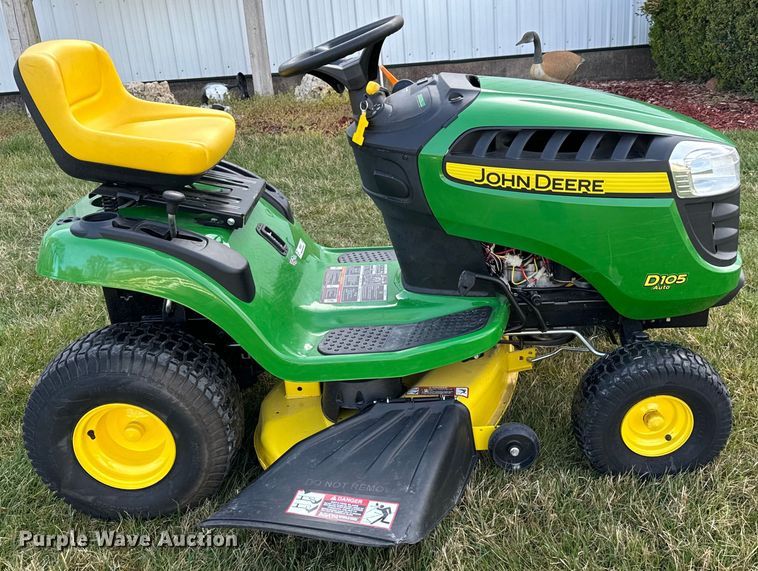 image for item NH9057 John Deere D105 lawn mower