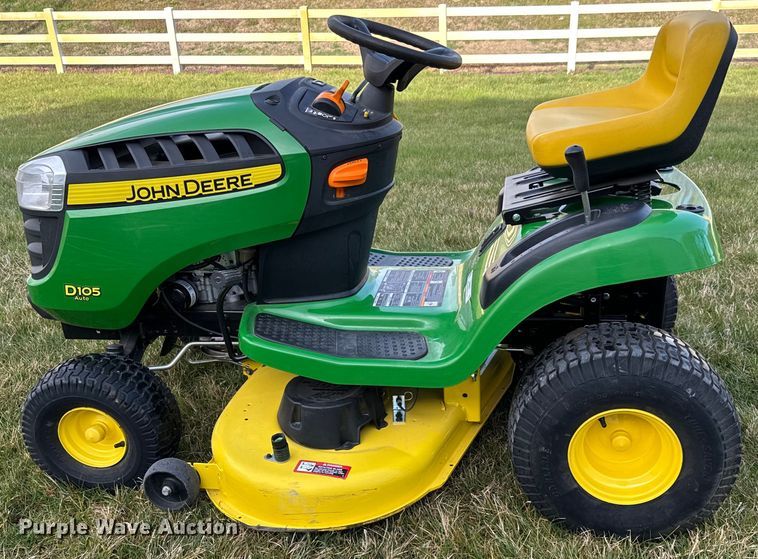 image for item NH9057 John Deere D105 lawn mower