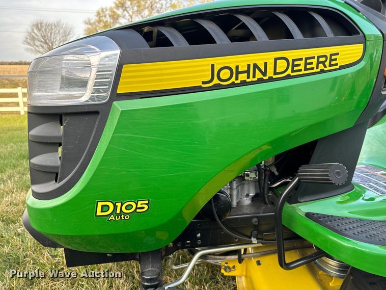image for item NH9057 John Deere D105 lawn mower