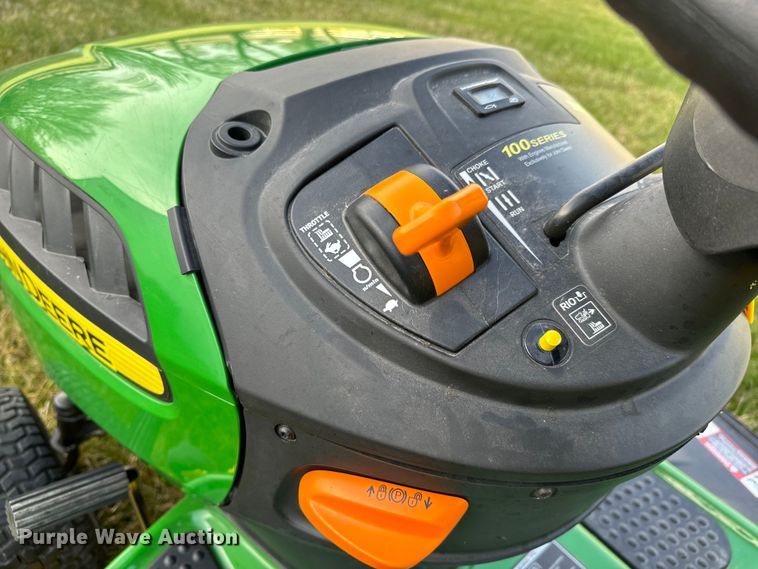 image for item NH9057 John Deere D105 lawn mower