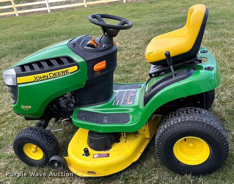 image for item NH9059 John Deere D105 lawn mower